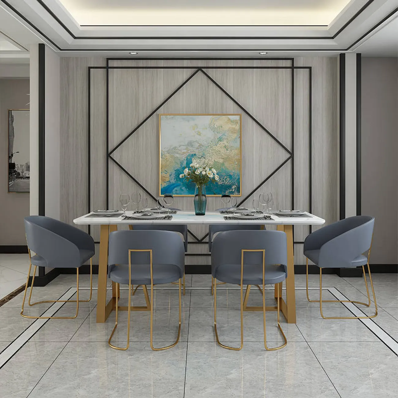 Дизайнерский обеденный стул LaLume-ST00169