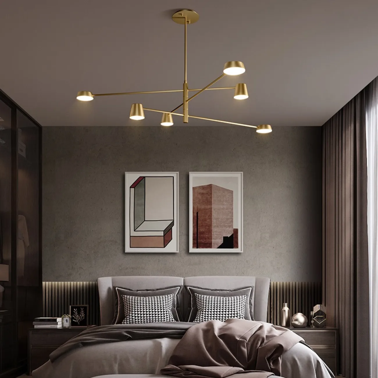 Люстра на штанге TOIVOLA B от ImperiumLoft