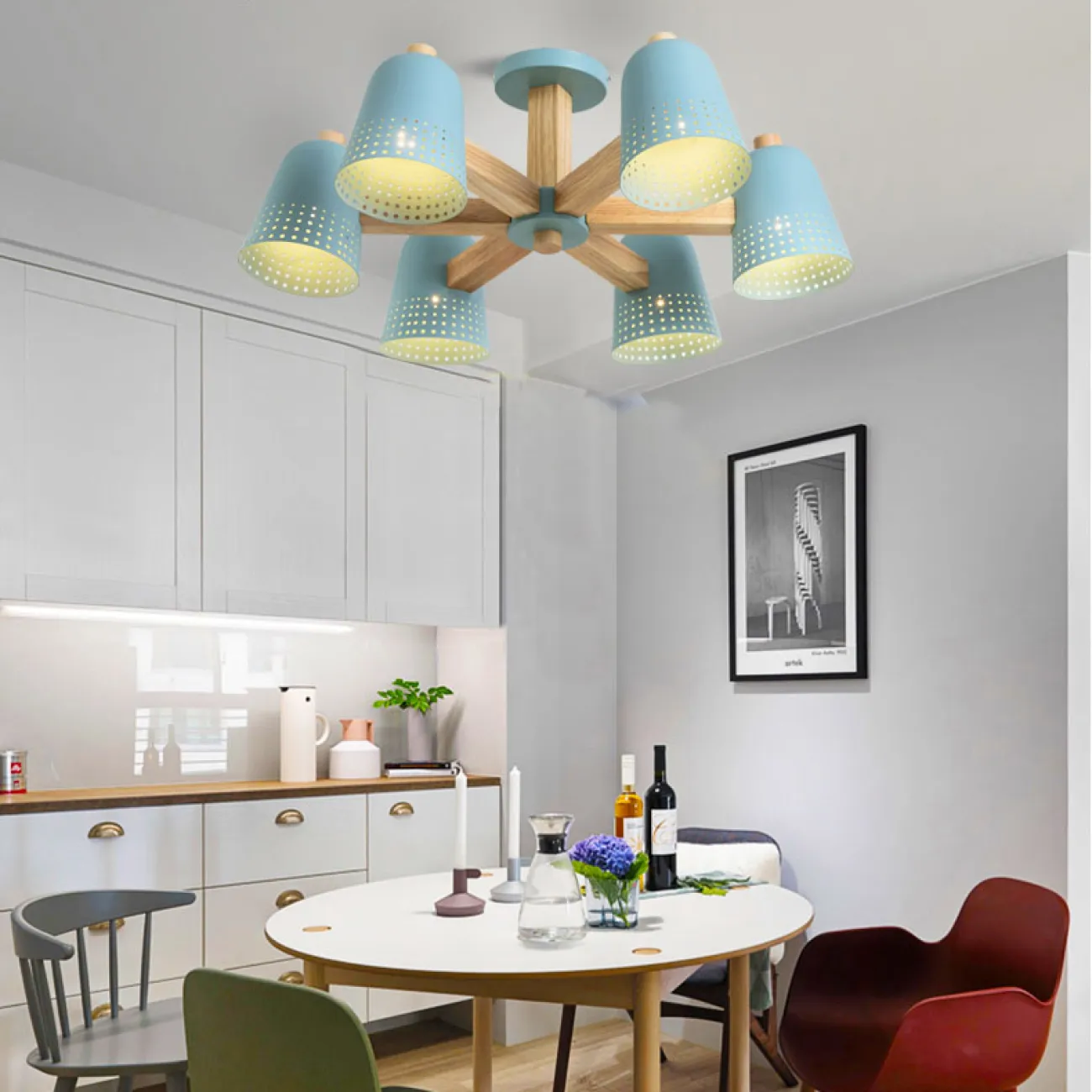 Люстра на штанге TRACERY 6 lamps от ImperiumLoft Люстра на штанге TRACERY 6 lamps от ImperiumLoft