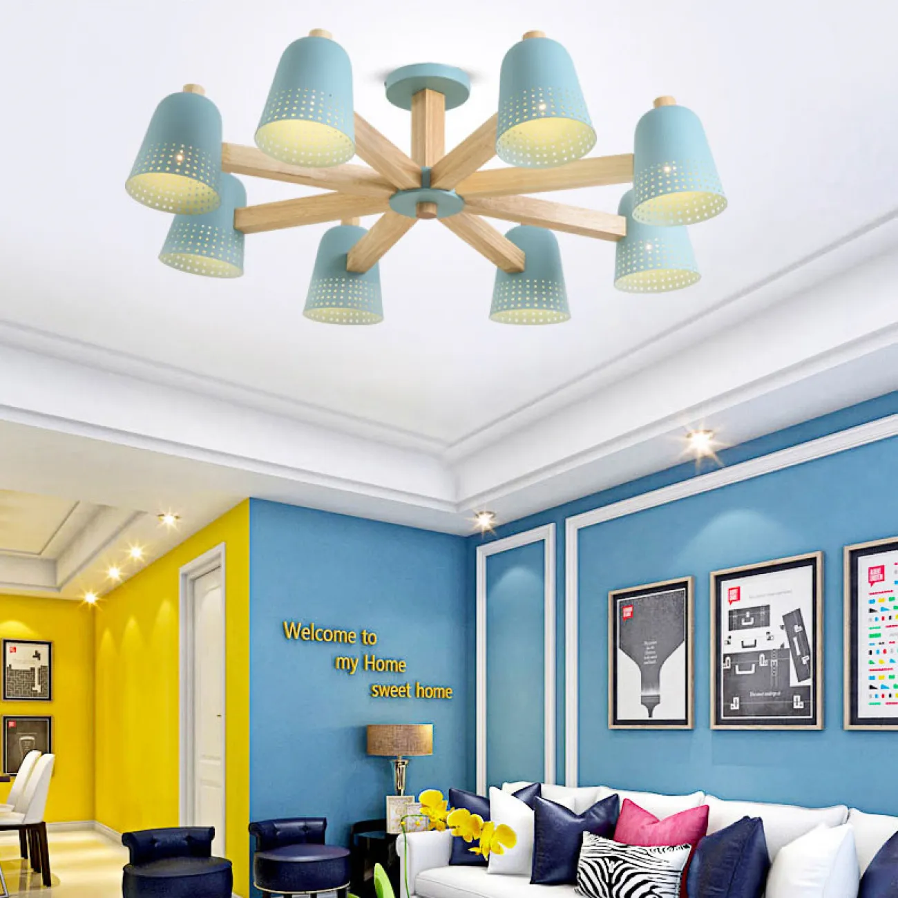 Люстра на штанге TRACERY 3 lamps от ImperiumLoft