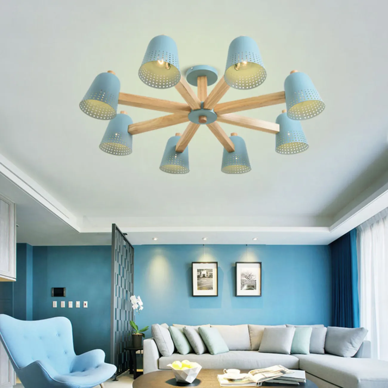 Люстра на штанге TRACERY 6 lamps от ImperiumLoft Люстра на штанге TRACERY 6 lamps от ImperiumLoft