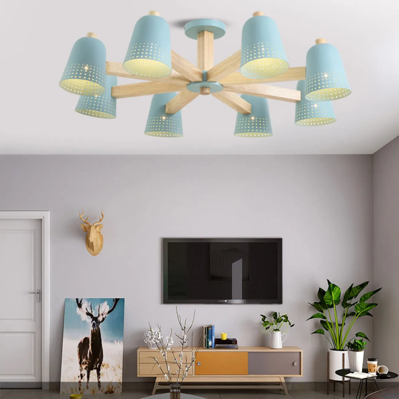 Люстра на штанге TRACERY 6 lamps от ImperiumLoft Люстра на штанге TRACERY 6 lamps от ImperiumLoft