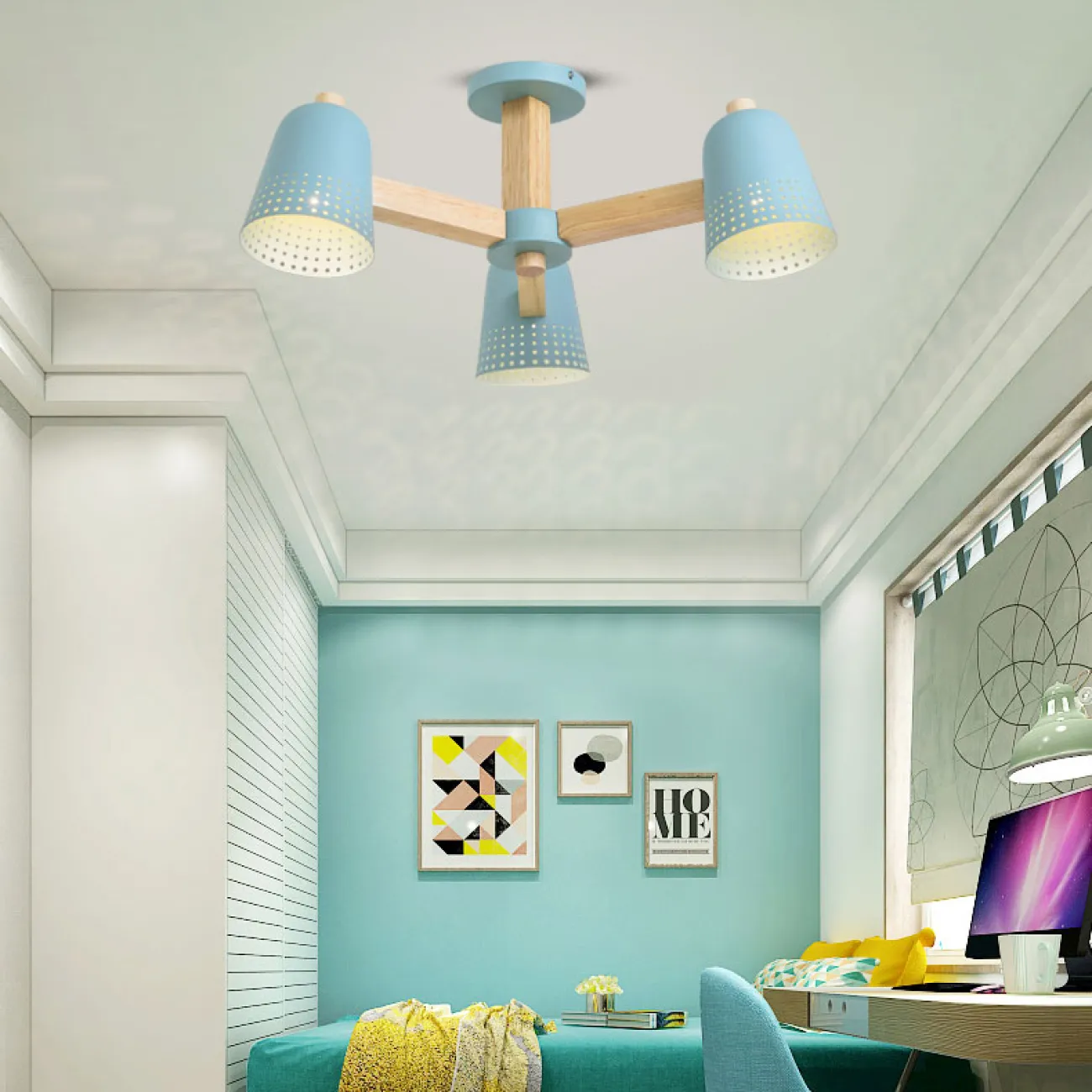 Люстра на штанге TRACERY 6 lamps от ImperiumLoft Люстра на штанге TRACERY 6 lamps от ImperiumLoft