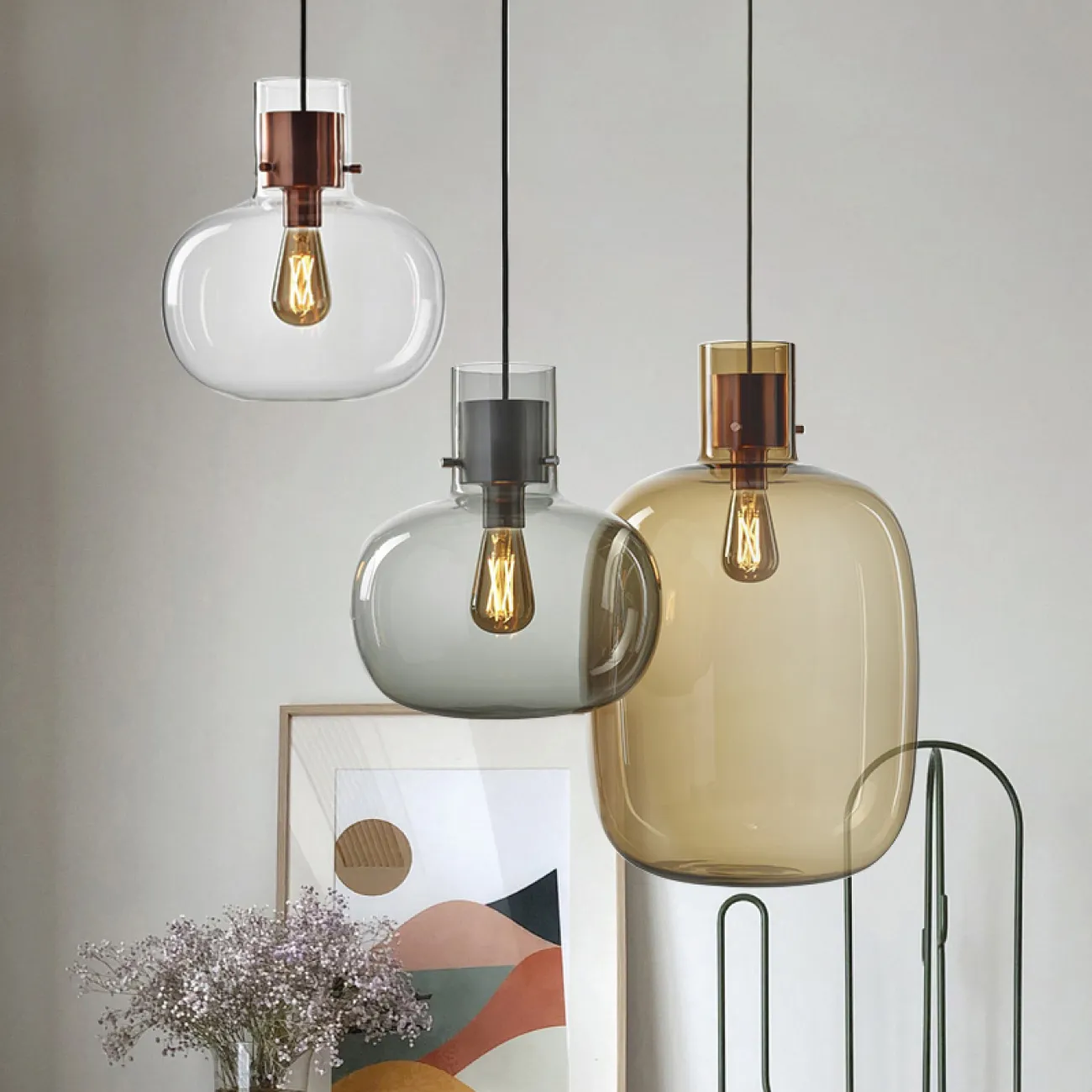 Подвесной светильник SAVANNA A D25 Amber от ImperiumLoft