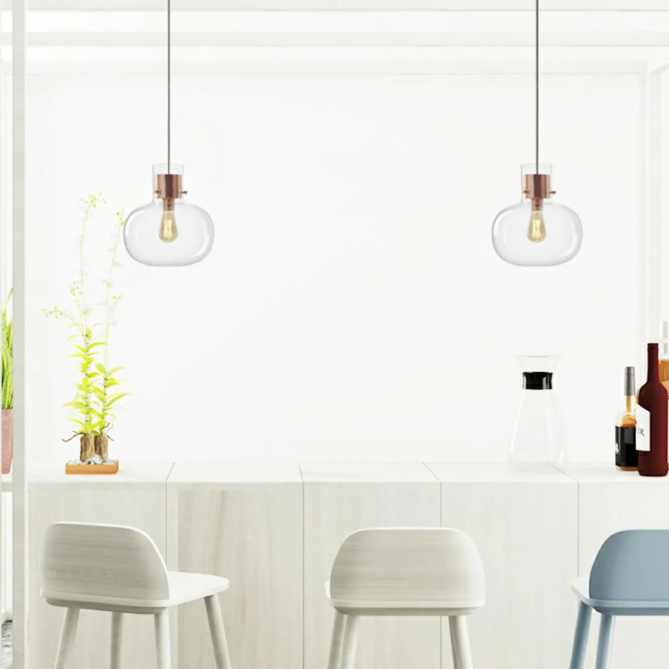 Подвесной светильник SAVANNA A D25 Grey от ImperiumLoft