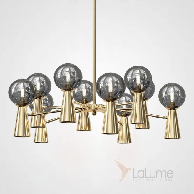 Потолочная люстра ABELINA L20 Gold Grey от ImperiumLoft