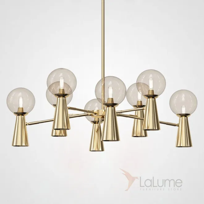 Потолочная люстра ABELINA L16 Gold Amber от ImperiumLoft