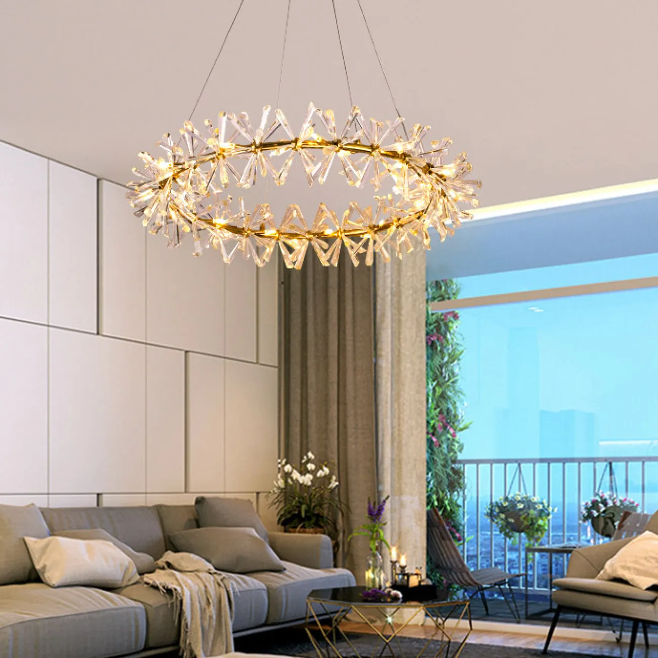 Подвесная люстра BEATRIX D80 от ImperiumLoft