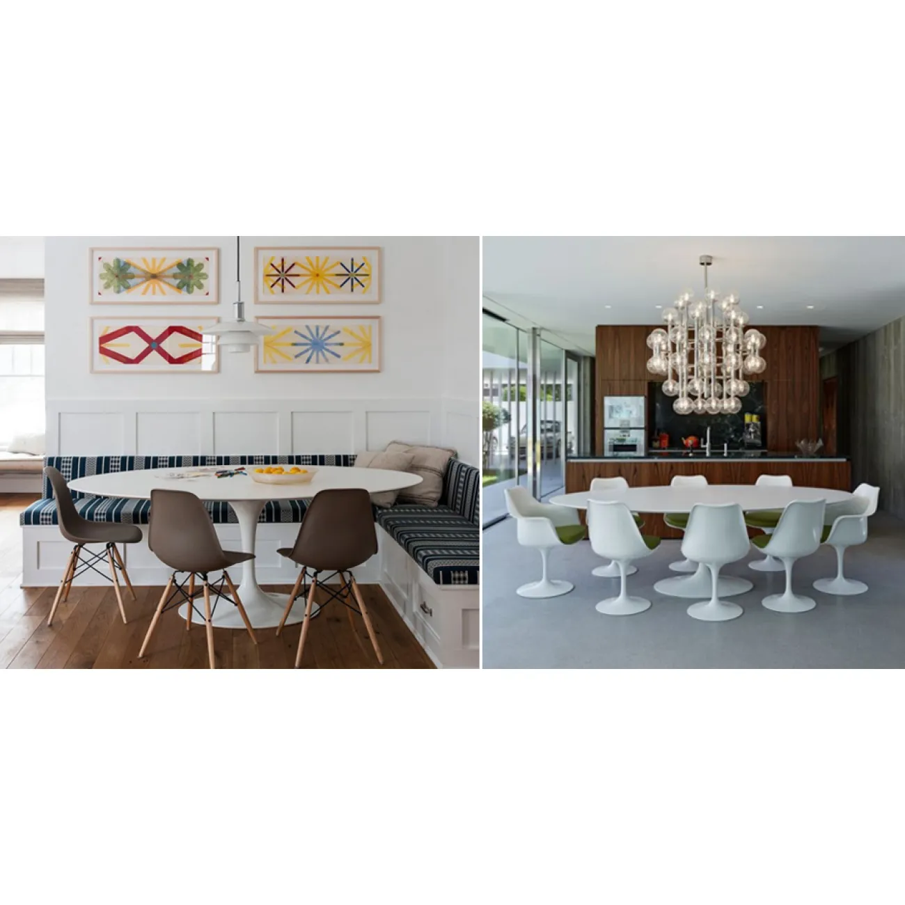 Стол Oval Tulip designed by Eero Saarinen  in 1956 от LaLume