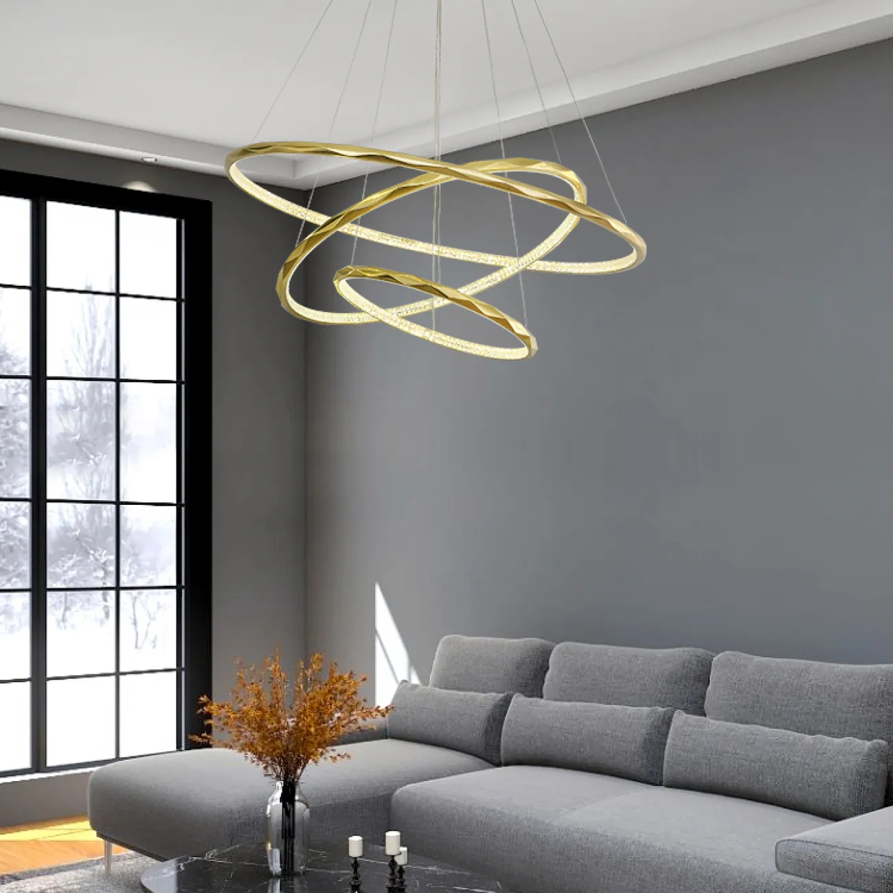 Подвесная люстра SIRILD D60 от ImperiumLoft