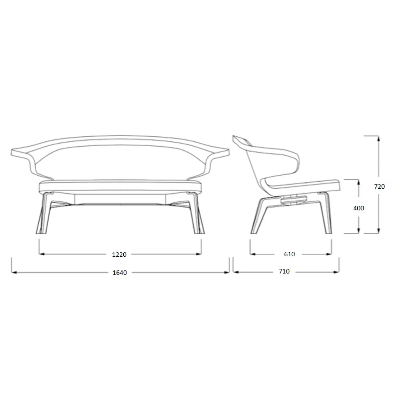 Диван Munich Sofa designed by Sauerbruch Hutton duet		 in 2010 от LaLume