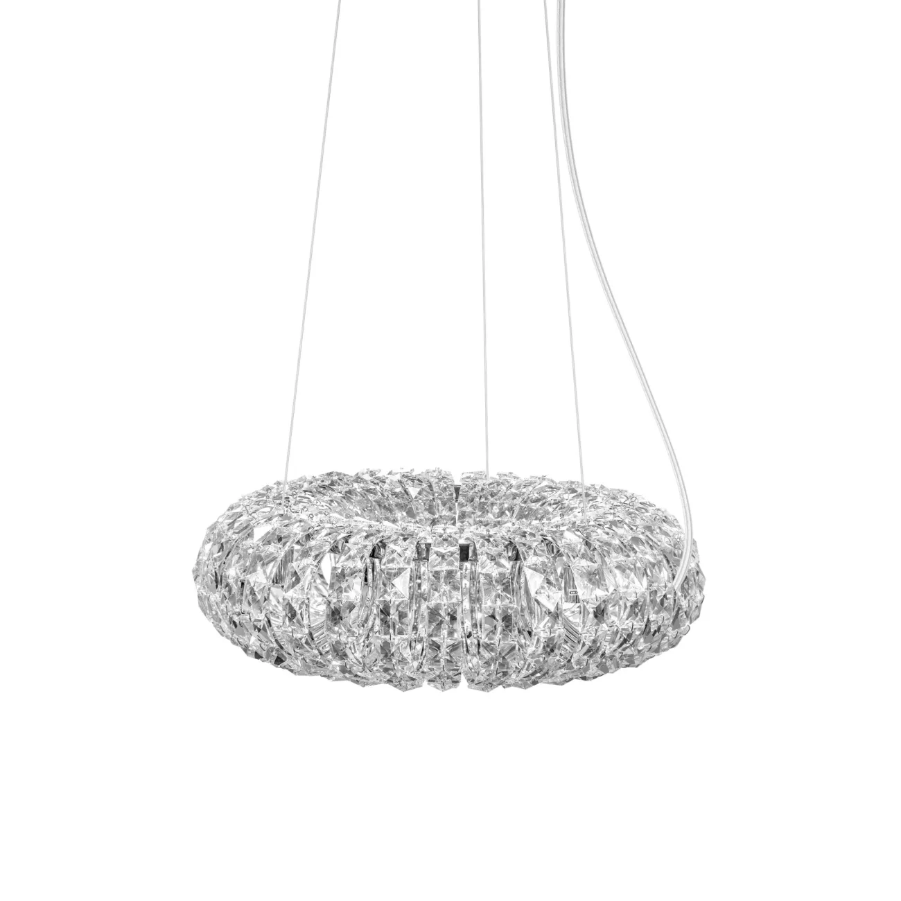 Кольцевая люстра с плафоном из хрустальных страз LERD от ImperiumLoft