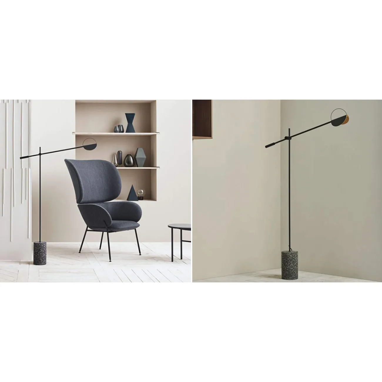 Торшер BOLIA LEAVES black от ImperiumLoft