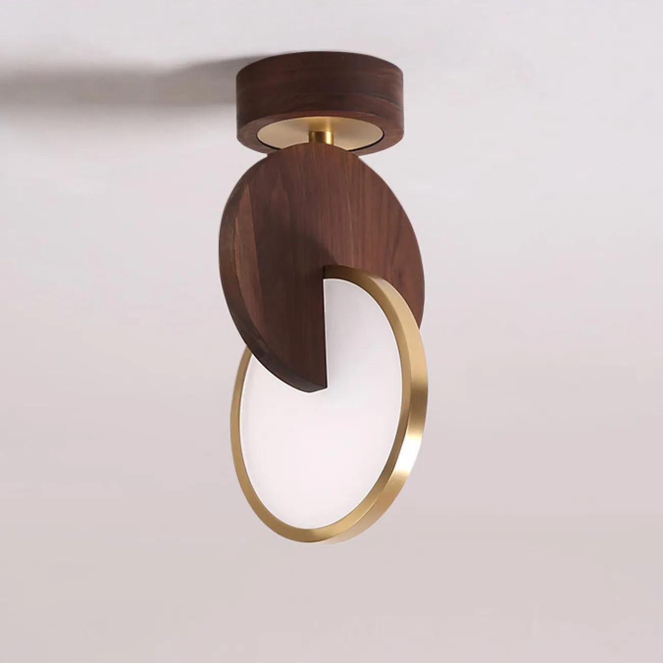 Потолочный светильник GLATT WOOD CH Dark brown от ImperiumLoft