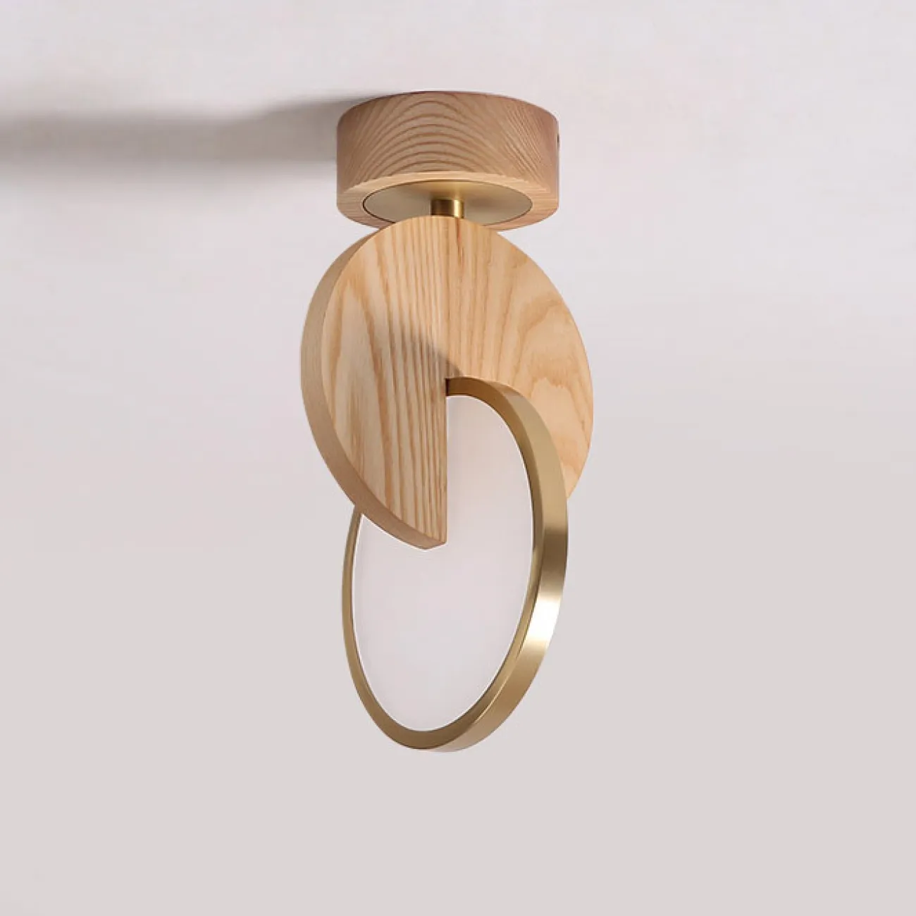 Потолочный светильник GLATT WOOD CH Light brown от ImperiumLoft
