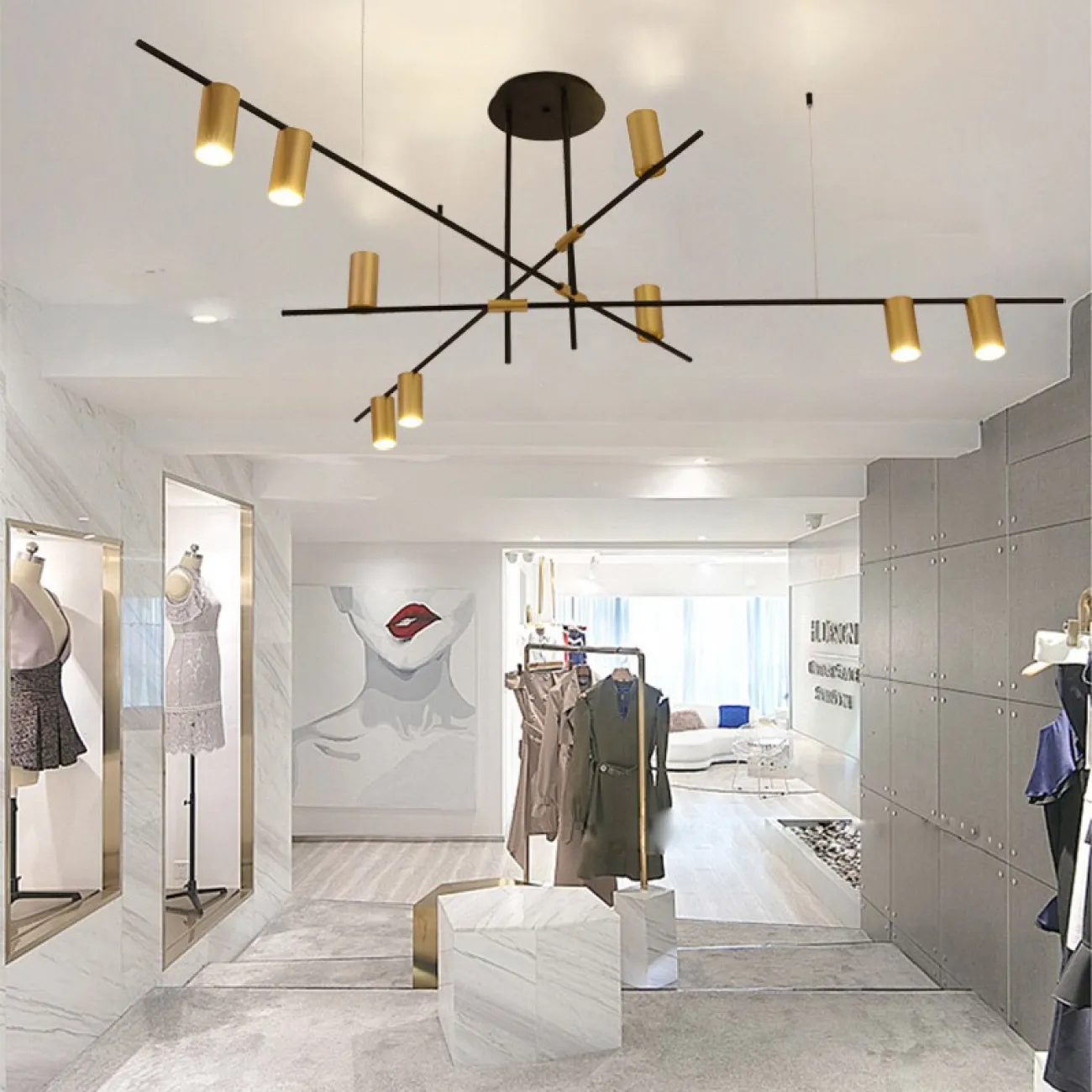 Потолочная люстра CASA N L12 Brass от ImperiumLoft Потолочная люстра CASA N L12 Brass от ImperiumLoft