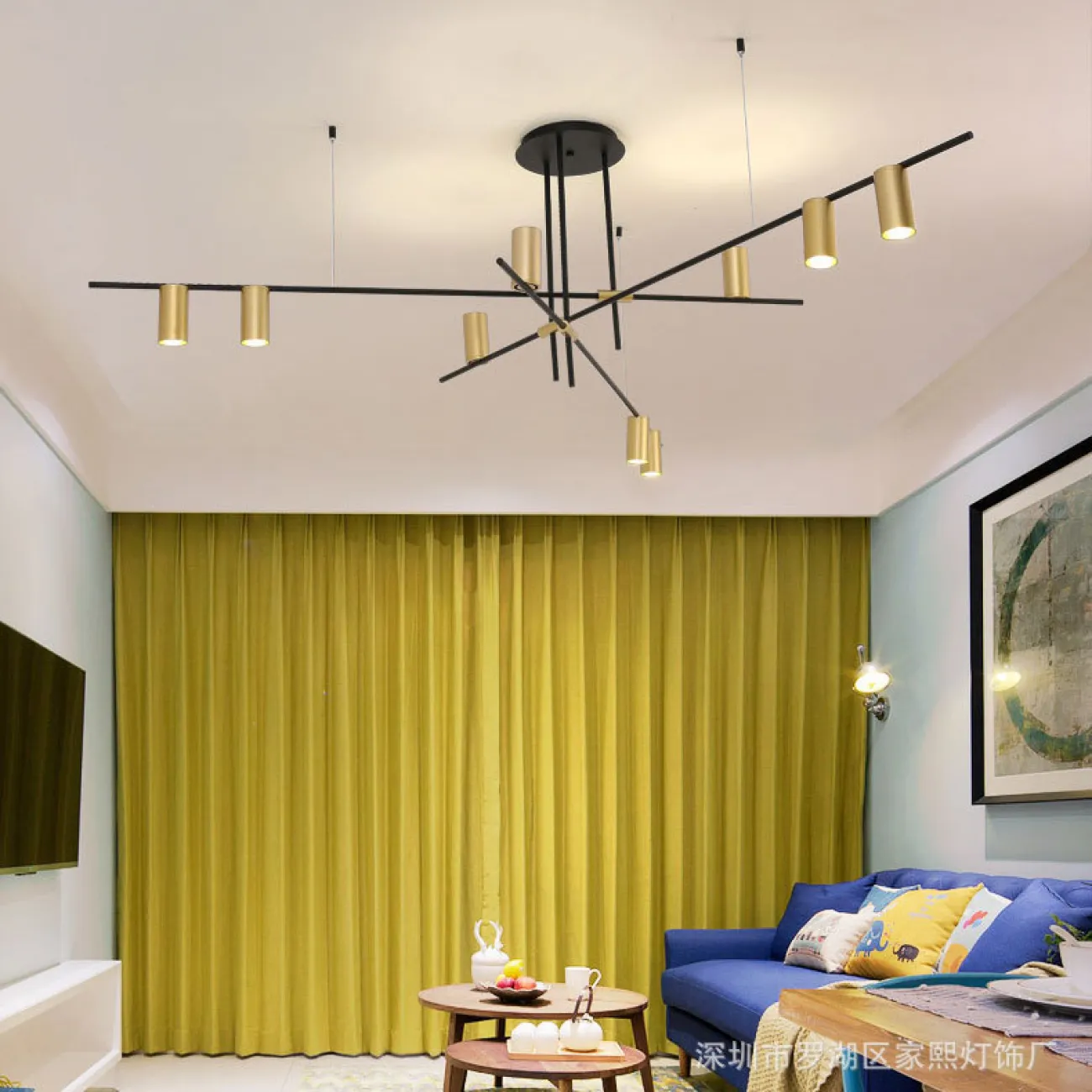 Потолочная люстра CASA N L12 Brass от ImperiumLoft