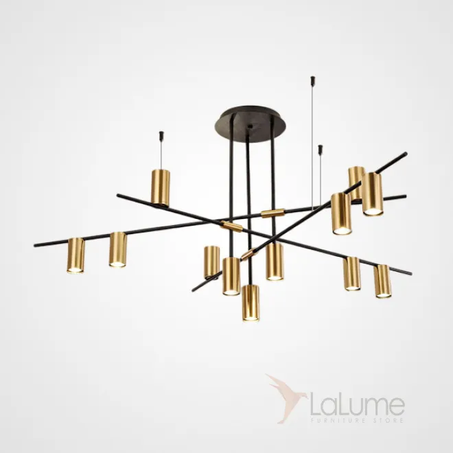 Потолочная люстра CASA N L12 Brass от ImperiumLoft Потолочная люстра CASA N L12 Brass от ImperiumLoft