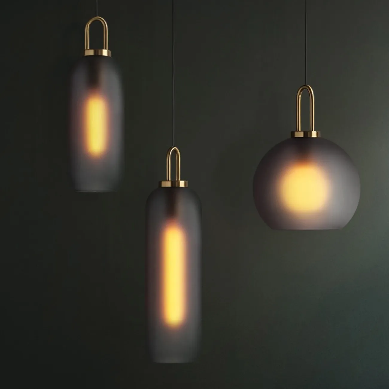 Подвесной светильник GAUSS 30 шар серый от ImperiumLoft