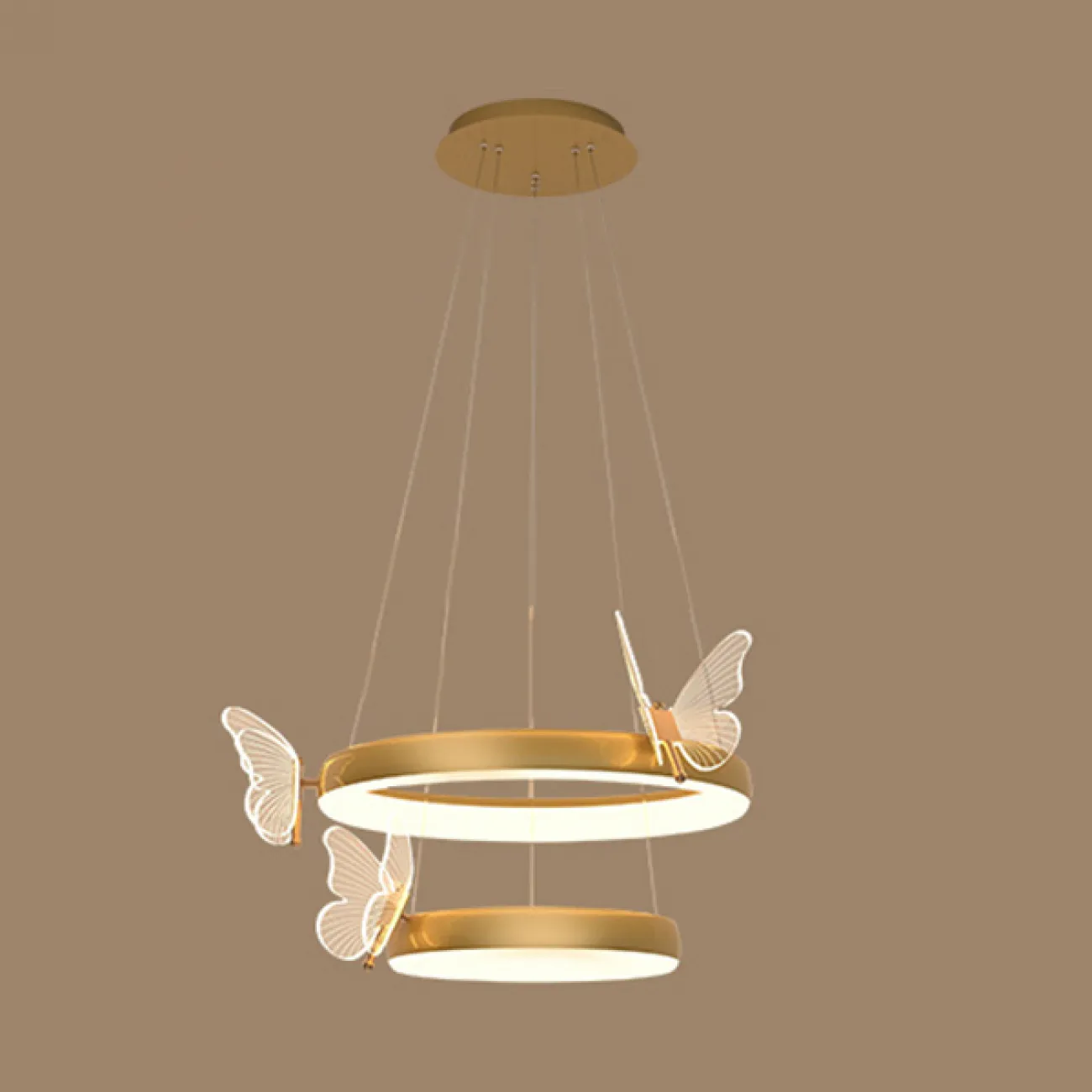 Подвесная люстра BABETTA D A D40 Brass от ImperiumLoft