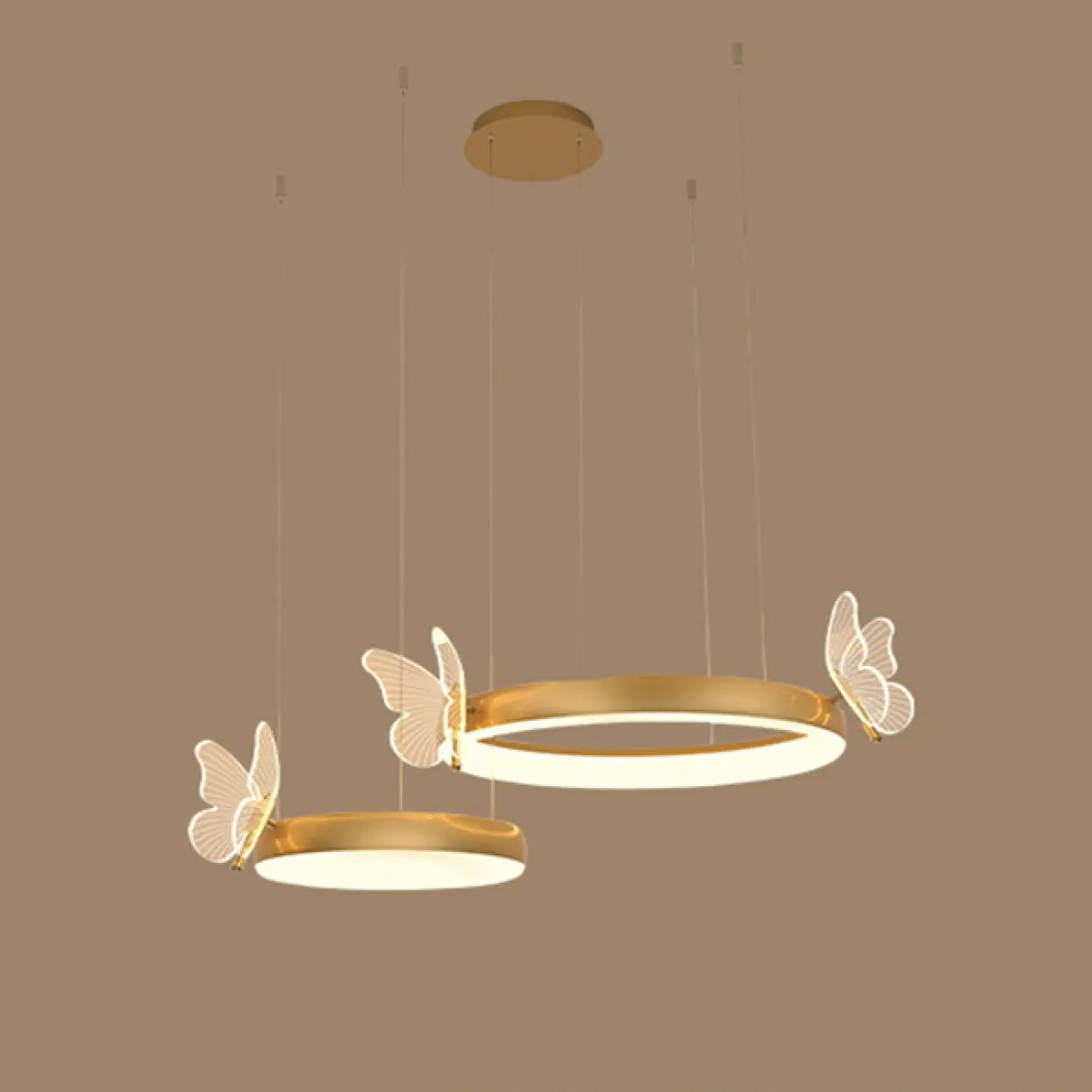 Подвесная люстра BABETTA D A D40 Brass от ImperiumLoft