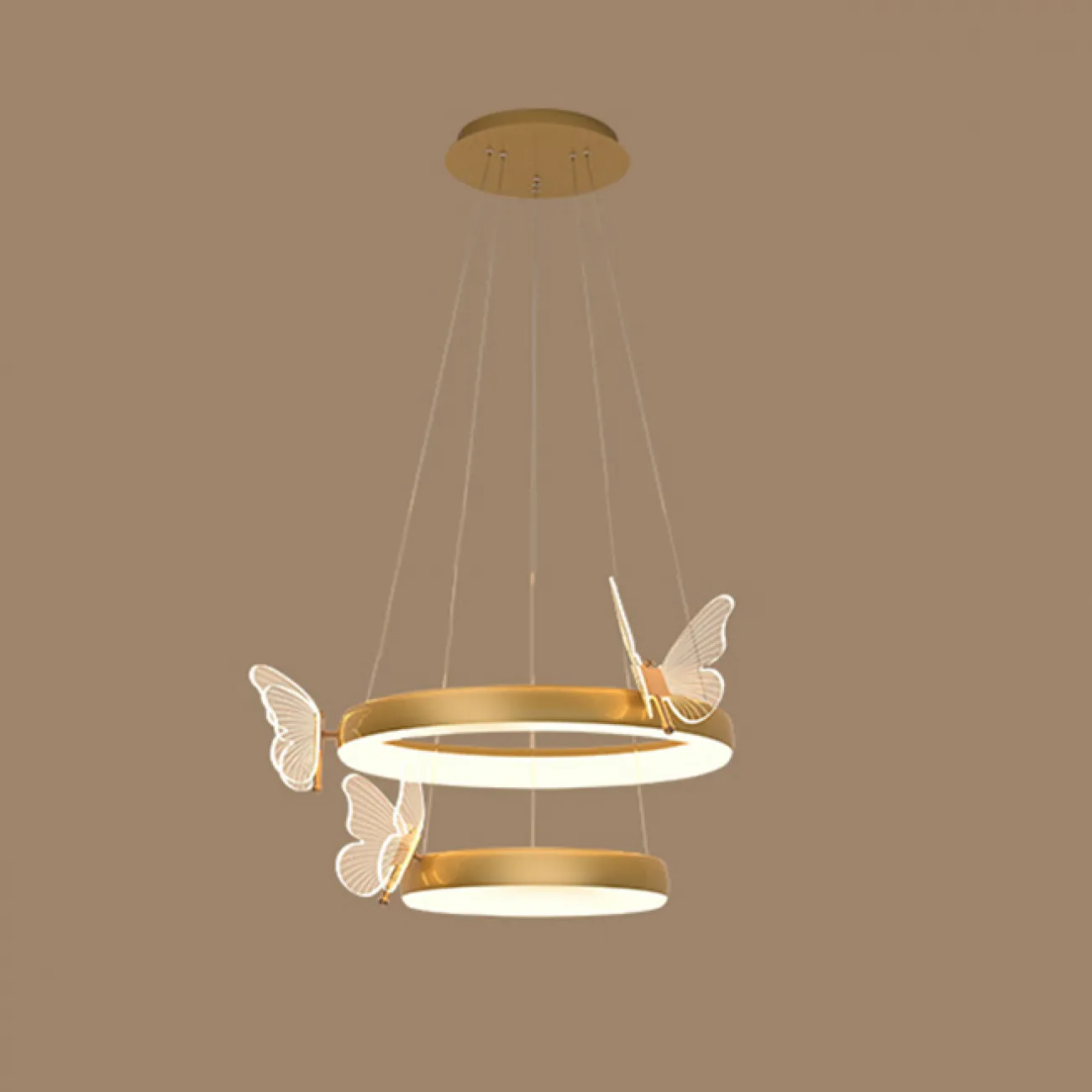 Подвесная люстра BABETTA D С D40 D60 Brass от ImperiumLoft