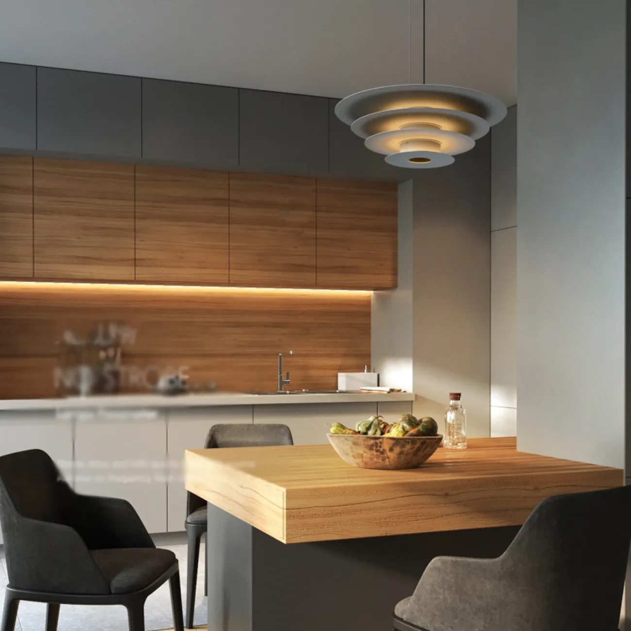 Подвесной светильник  JELICA Grey от ImperiumLoft