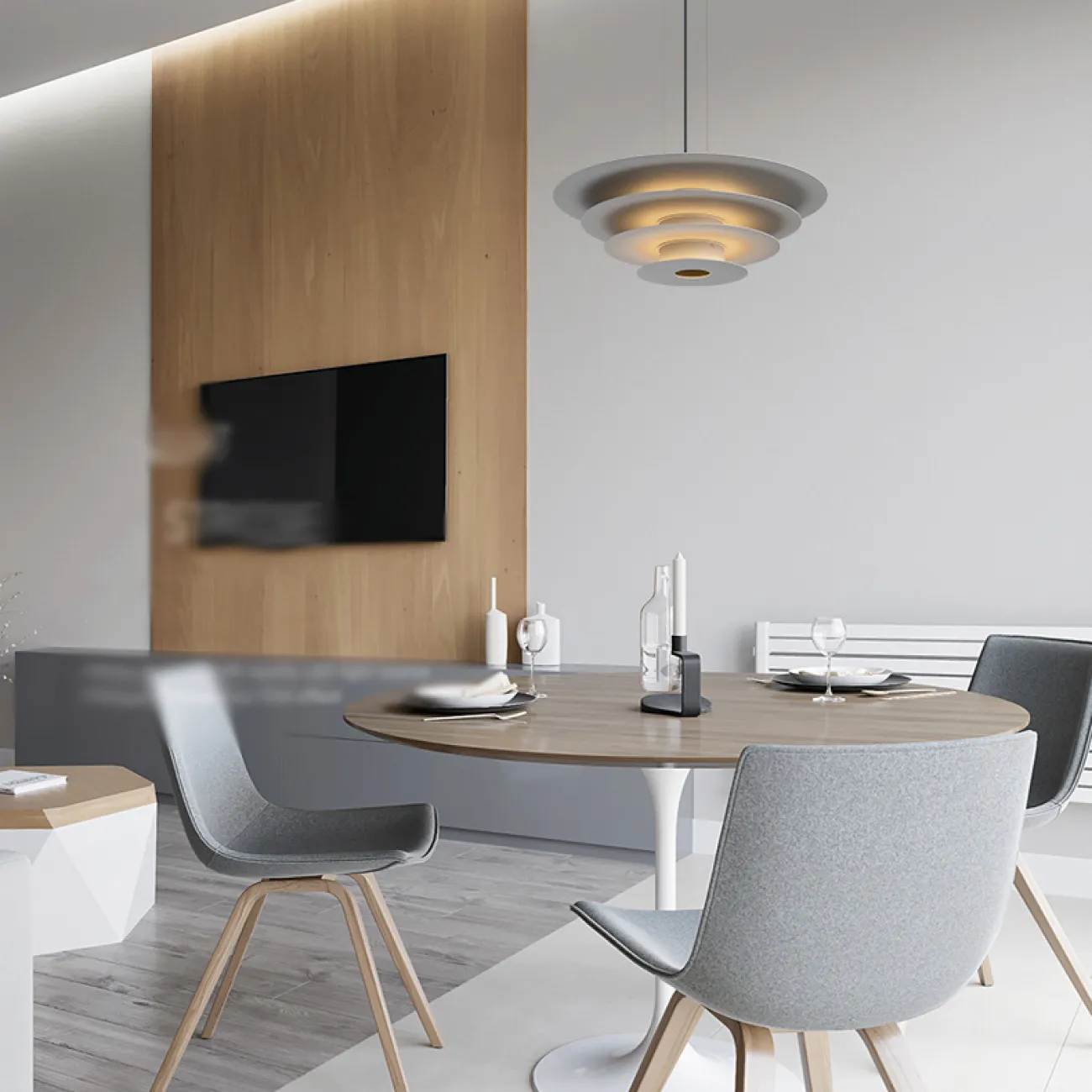 Подвесной светильник  JELICA Grey от ImperiumLoft