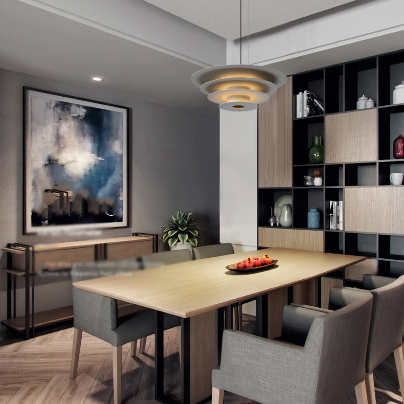 Подвесной светильник  JELICA Grey от ImperiumLoft