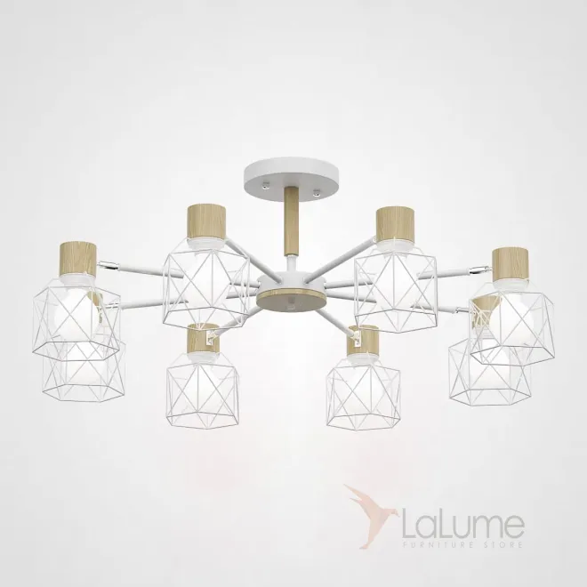 Потолочная люстра CORF B3 White 8 lamps от ImperiumLoft