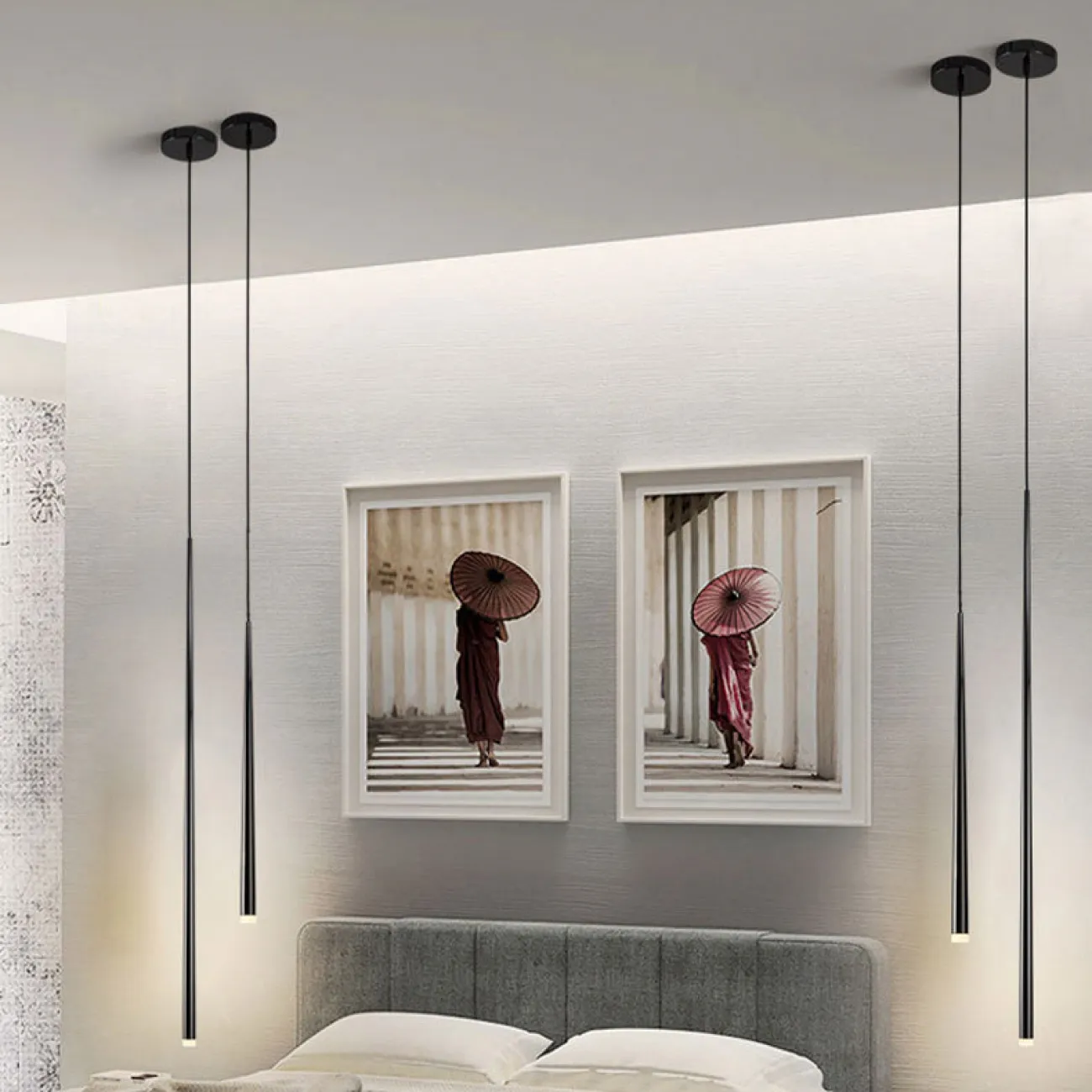 Подвесной светильник LAIRD black H 100 от ImperiumLoft