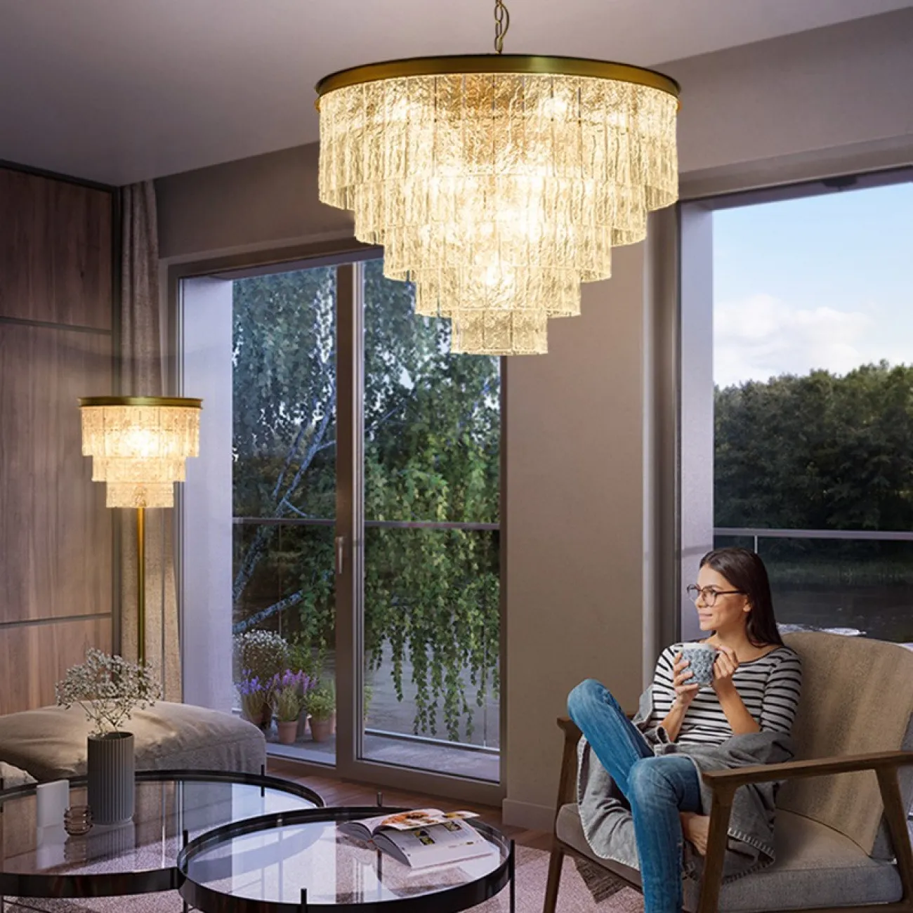 Подвесная люстра SLIDE от ImperiumLoft Подвесная люстра SLIDE от ImperiumLoft