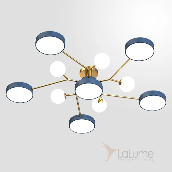 Потолочная люстра MARTA L11 Blue от ImperiumLoft Потолочная люстра MARTA L11 Blue от ImperiumLoft