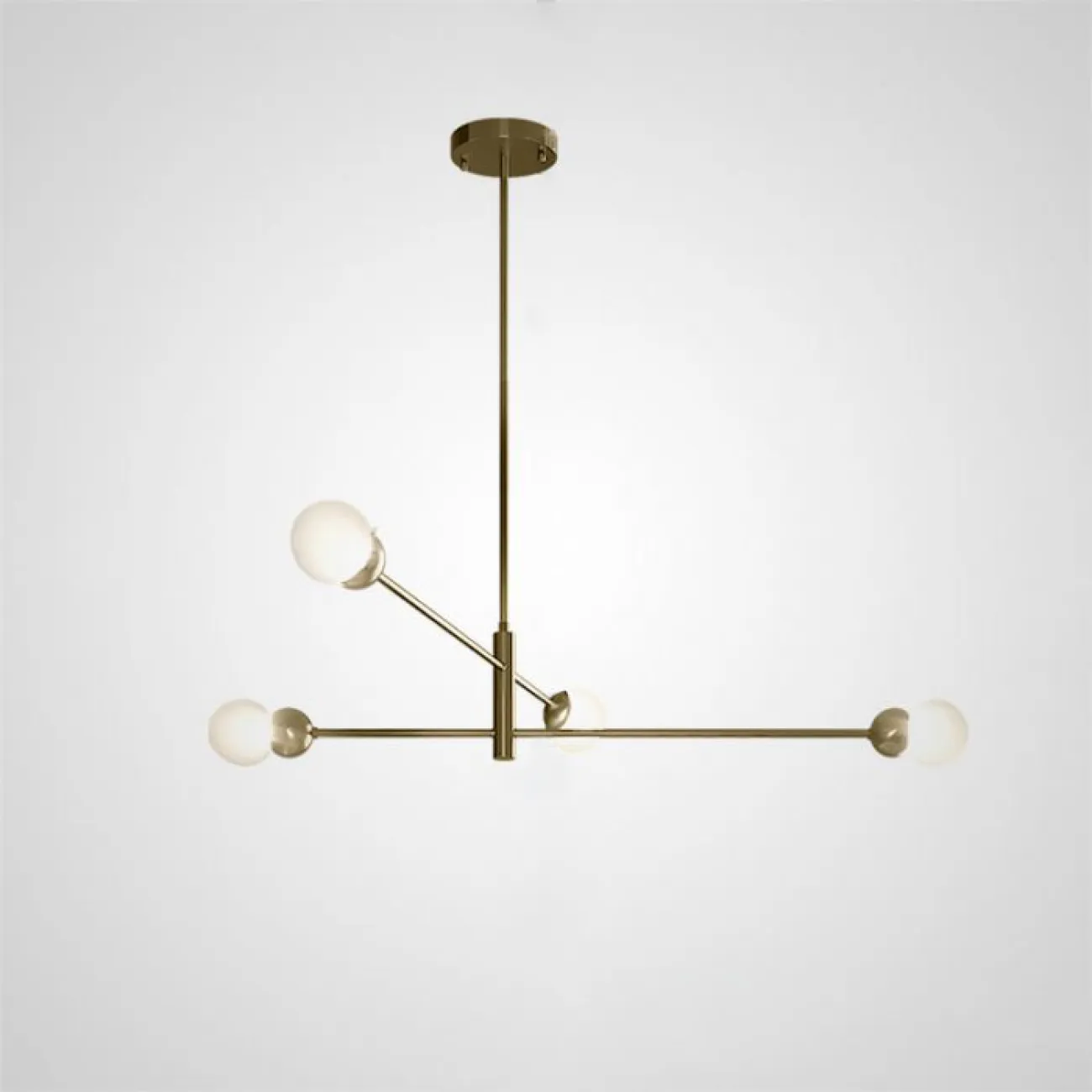 Люстра на штанге SALME L10 B Gold от ImperiumLoft