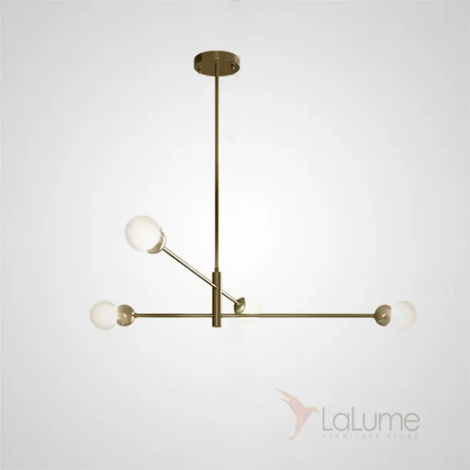 Люстра на штанге SALME L4 Gold от ImperiumLoft