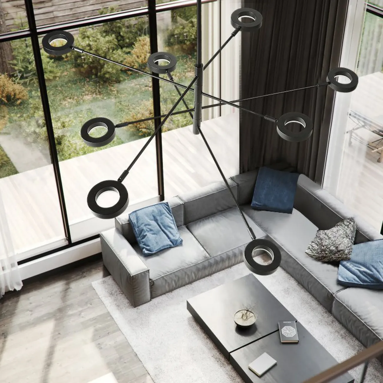 Подвесная люстра ATISSA L 8 D155 от ImperiumLoft