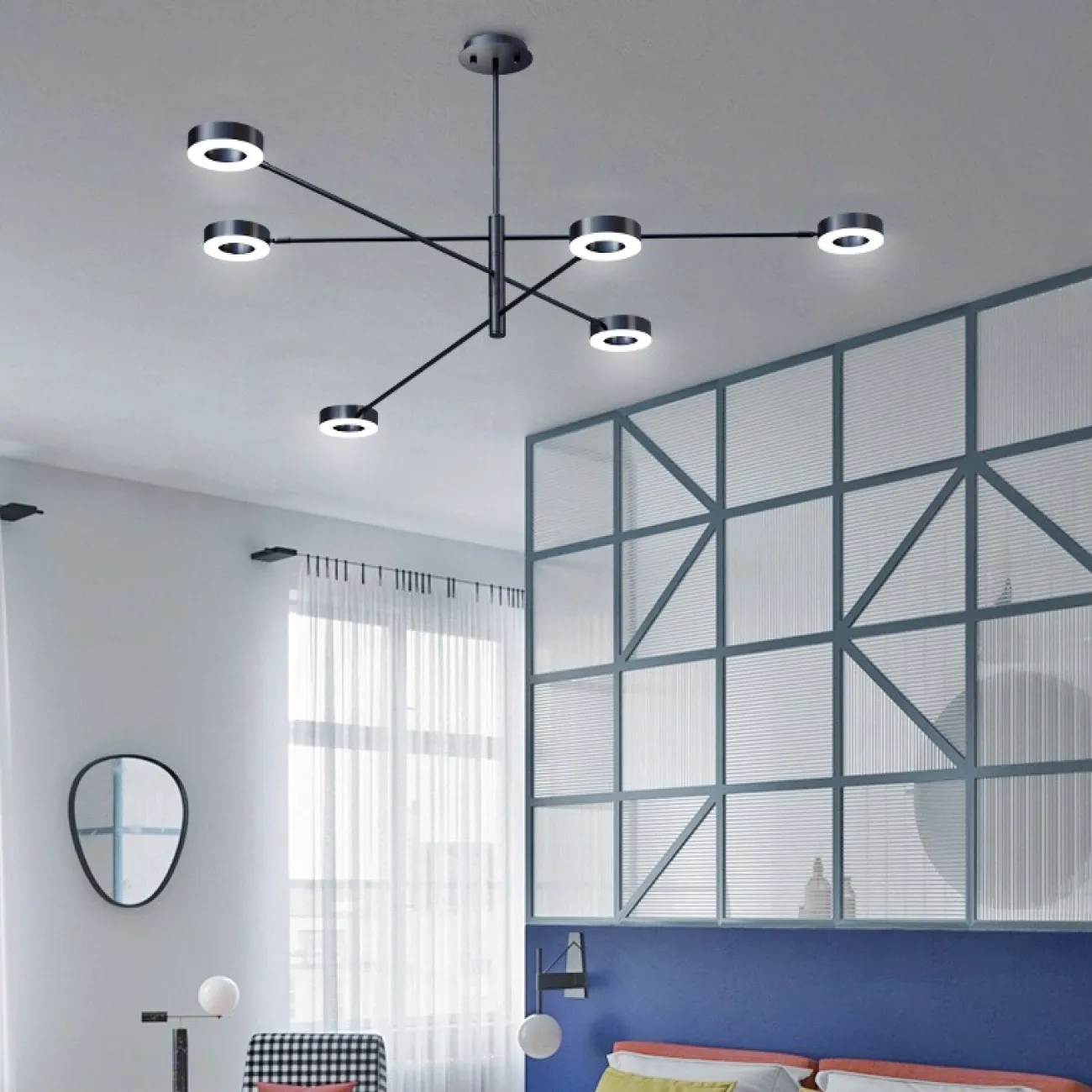 Подвесная люстра ATISSA S 6 D115 от ImperiumLoft