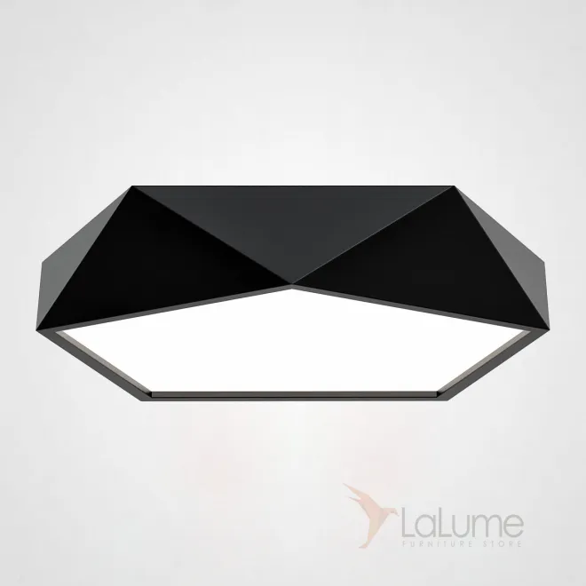 Потолочный светодиодный светильник GEOMETRIC Black D60