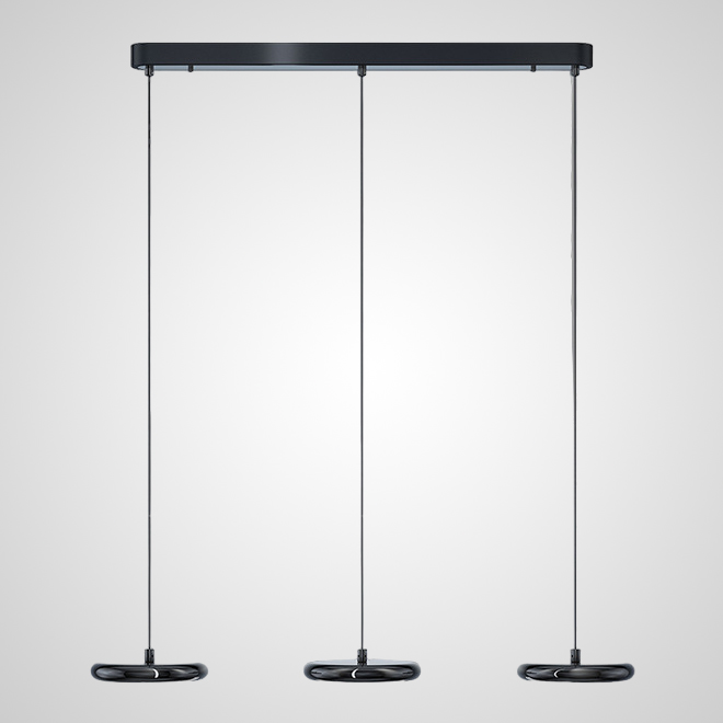 Готовая комбинация подвесных светодиодных светильников с металлическим корпусом дискообразной формы SEGOL TRIO L78