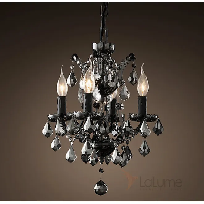 Люстра 19TH C. ROCOCO IRON & Smok CRYSTAL 4 от LaLume