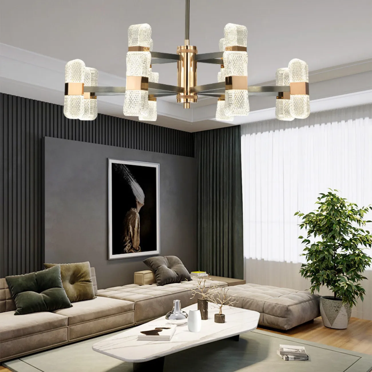 Подвесная люстра MARSELLA L12 от ImperiumLoft