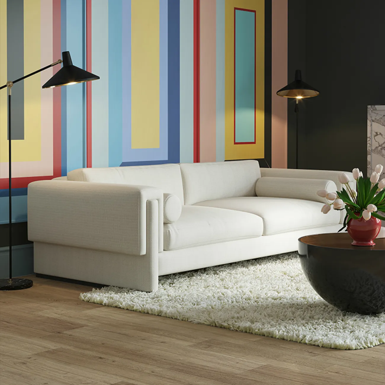 Дизайнерский диван LaLume-DV00139