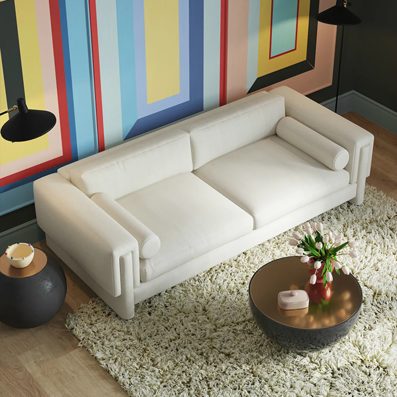 Дизайнерский диван LaLume-DV00139