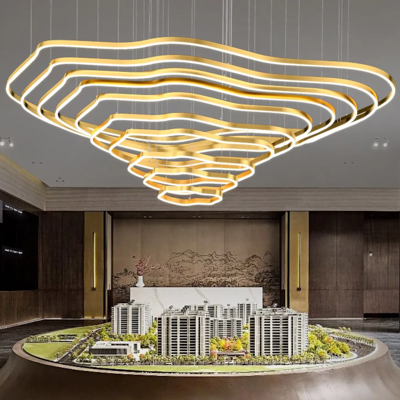 Подвесная люстра ANDANTE D40 D60 D80 D100 D120 D140 от ImperiumLoft