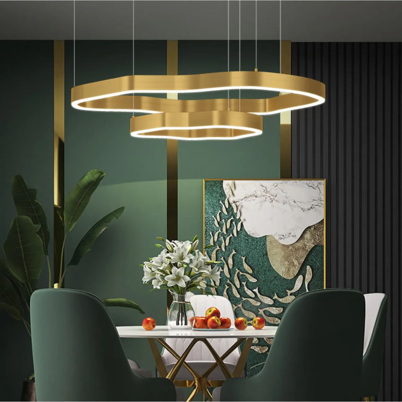 Подвесная люстра ANDANTE D80 D100 от ImperiumLoft