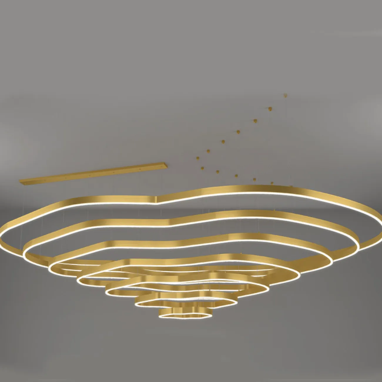 Подвесная люстра ANDANTE D40 D60 D80 D100 D120 D140 от ImperiumLoft