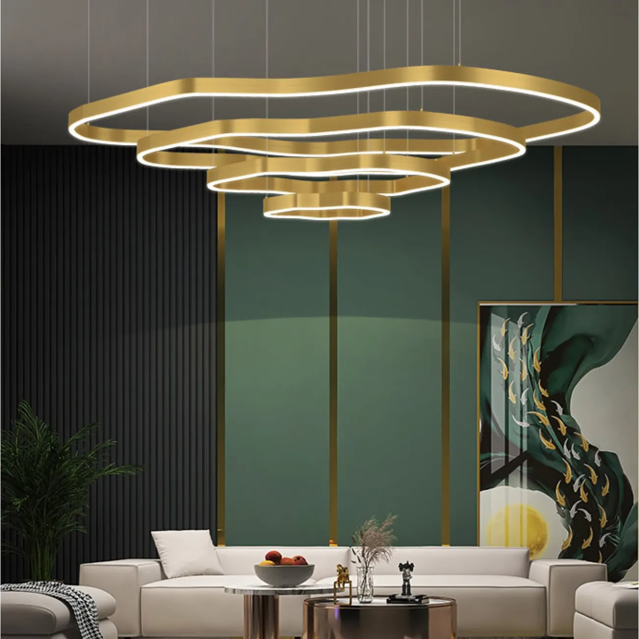 Подвесная люстра ANDANTE D40 D60 D80 D100 D120 D140 от ImperiumLoft