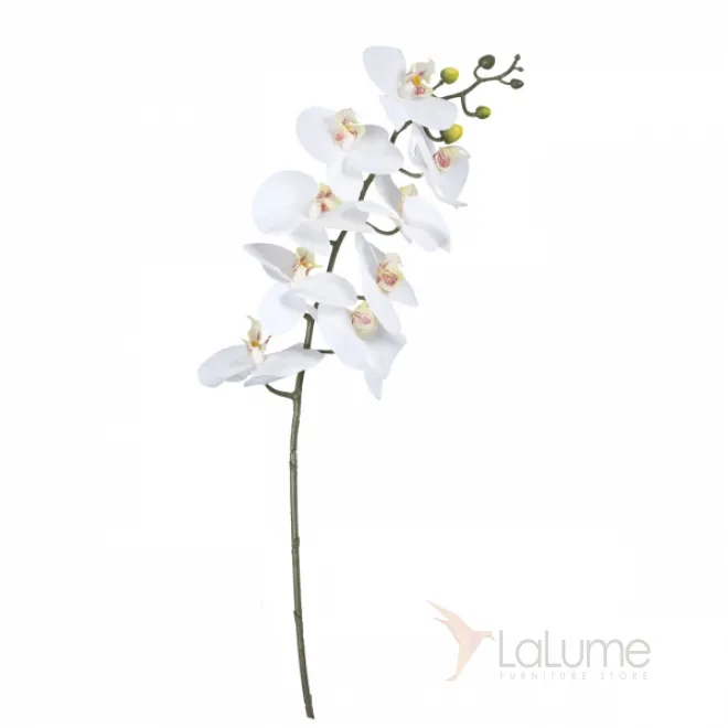 Декоративный искусственный цветок Branch Of White Orchid