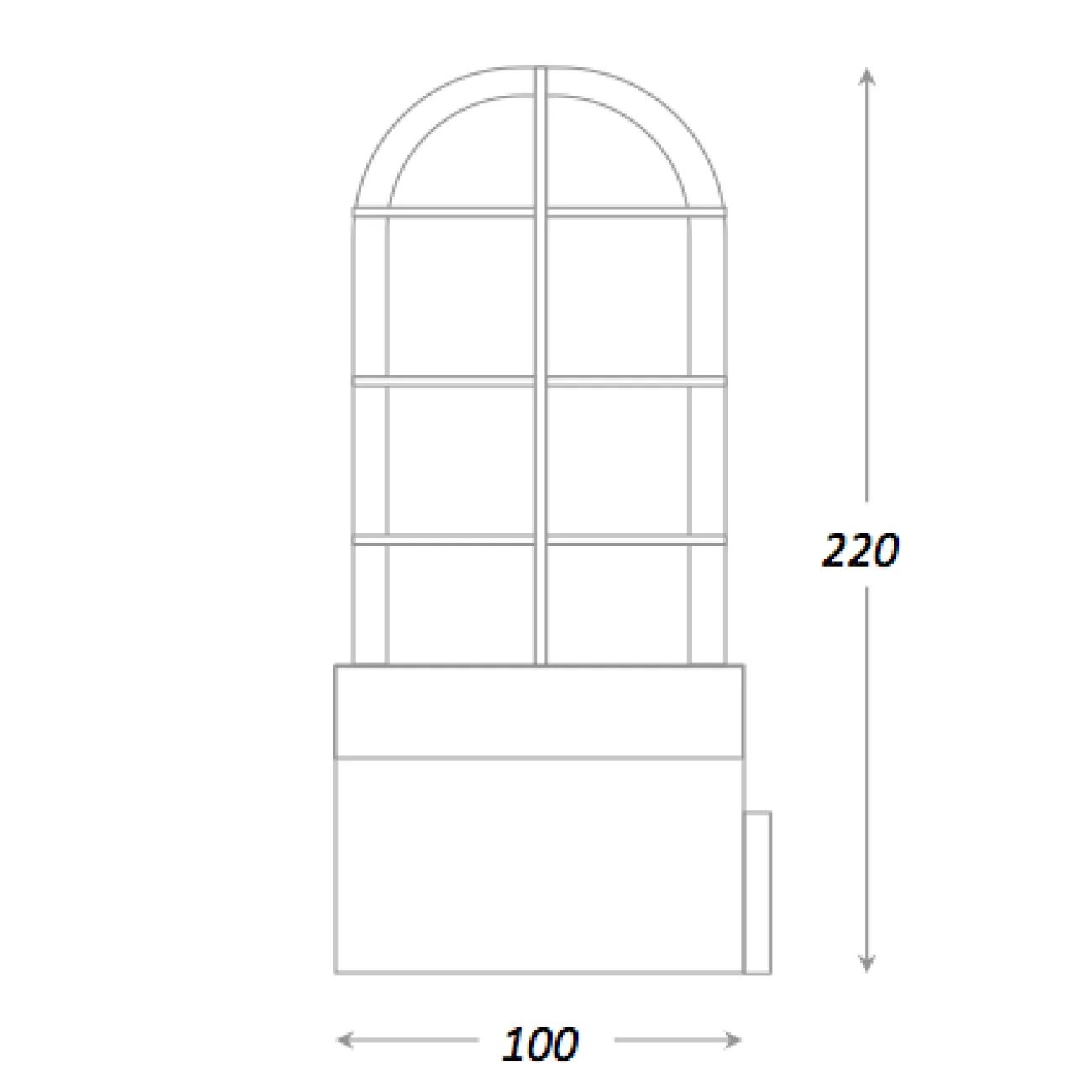 Настольная лампа Steampunk Cage Glass Edison Table lamp от LaLume