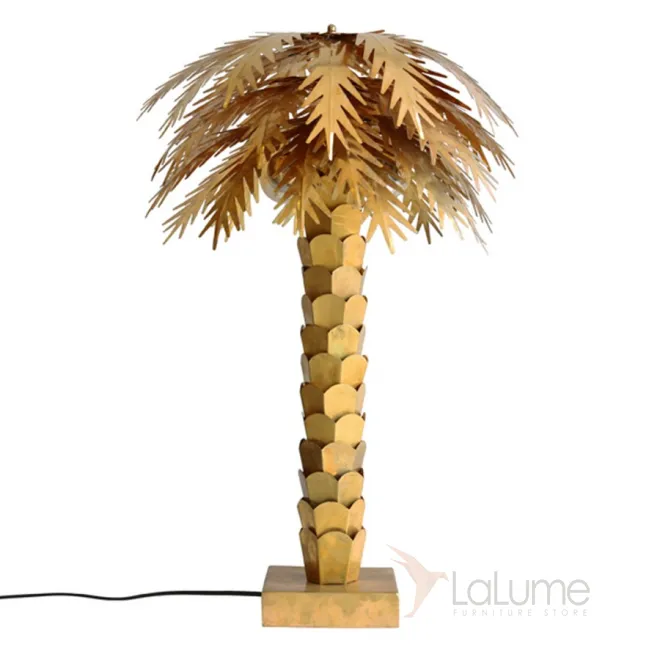 Настольная лампа Пальма Lampe Palmier Doree